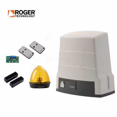 Kit-uri Porti Culisante - Semikit automatizare poarta culisanta Roger Technology R30/1204, 1200 Kg, 230Vac, 420W