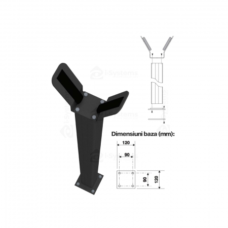 Suport fix pentru brat bariera auto Came 001G02807 [1]