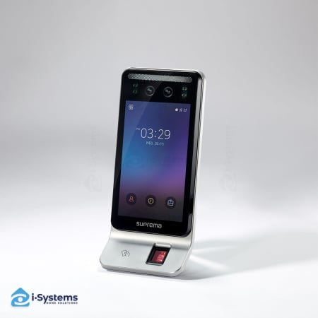 Terminal biometric multimodal Suprema FaceStation F2 FSF2-ODB, recunoastere faciala AI <0.5 s, RFID, NFC, BLE, 100.000 utilizatori, IP65 [10]