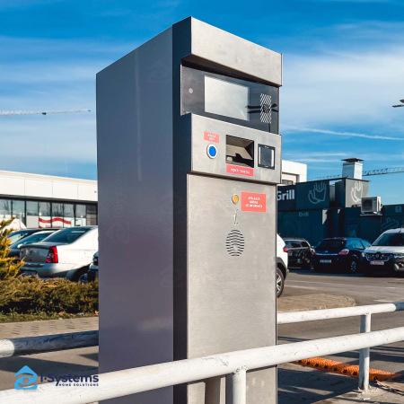 Terminal de intrare parcare Equinsa SENSE BC Entry Machine cu emitere ticket Barcode, display TFT si integrare ANPR [2]