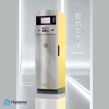 Terminal de intrare parcare Equinsa SENSE BC Entry Machine cu emitere ticket Barcode, display TFT si integrare ANPR [3]