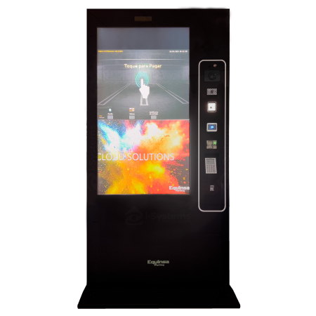 Terminale Parcare - Terminal plata parcare Equinsa eSPARK Totem Credit / Debit, sistem ticketless cu plata EMV, NFC, QR pentru parcari inteligente, tomorrow city