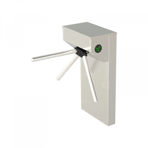 Turnicheti si Porti Acces - Turnichet bidirectional CAME OZAK 500E tip tripod cu brate fixe, electromecanic, corp din inox cu un picior