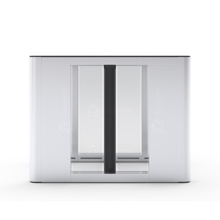 Turnichet poarta batanta speed gate TANSA Vision Touch, motor BLDC 24V, aripi sticla securizata, control acces enterprise [6]