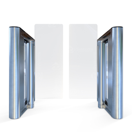 Turnichet poarta batanta speed gate TANSA Vision Touch, motor BLDC 24V, aripi sticla securizata, control acces enterprise [3]