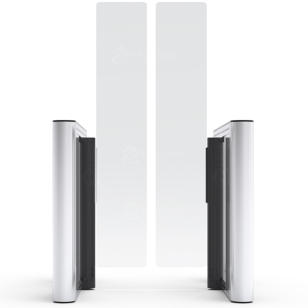 Turnichet poarta batanta speed gate TANSA Vision Touch, motor BLDC 24V, aripi sticla securizata, control acces enterprise [5]