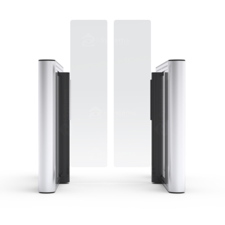 Turnichet poarta batanta speed gate TANSA Vision Touch, motor BLDC 24V, aripi sticla securizata, control acces enterprise [4]