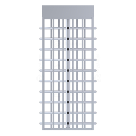 Turnichet vertical full-height TANSA LTF 113, 3 brate 120°, inox AISI 304/316, bidirectional, fail-safe, pasaj 560 mm, MCBF 5.000.000, ~20 persoane/min [5]