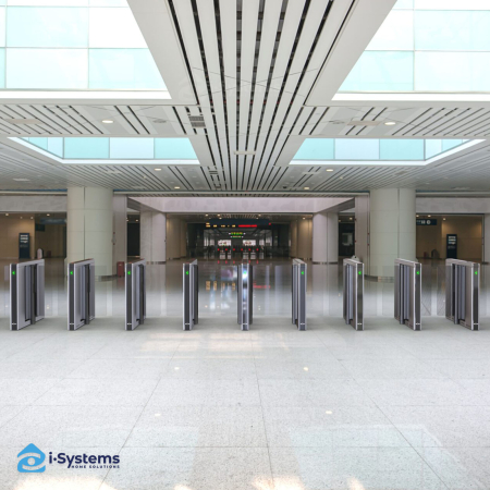 Turnichet poarta batanta speed gate TANSA Vision EDGE, MCBF 10 mil. Cicluri, 0.7sec deschidere, motor BLDC 24V, aripi 10mm sticla securizata [11]