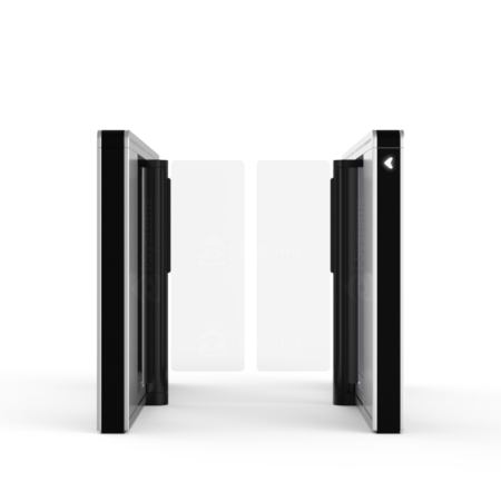 Turnichet poarta batanta speed gate TANSA Vision EDGE, MCBF 10 mil. Cicluri, 0.7sec deschidere, motor BLDC 24V, aripi 10mm sticla securizata [5]