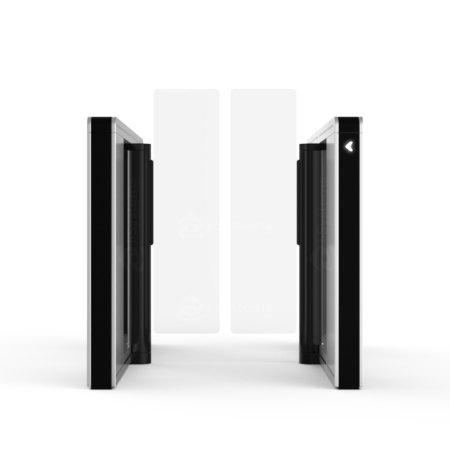 Turnichet poarta batanta speed gate TANSA Vision EDGE, MCBF 10 mil. Cicluri, 0.7sec deschidere, motor BLDC 24V, aripi 10mm sticla securizata [6]