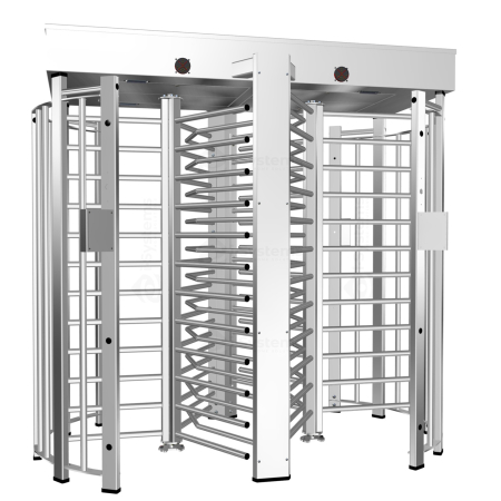 Turnicheti Verticali - Turnichet vertical full-height TRS 372 Automatic Systems, 3 brate 120°, dublu pasaj 2×640 mm, MCBF 3.000.000 cicluri, IP43