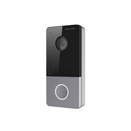 Videointerfon de exterior Hikvision DS-KV6113-WPE1, 2MP, 1 familie, PoE, card-reader, montaj aparent [2]