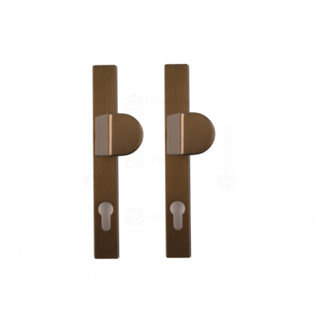 Accesorii Feronerie Batante - Shild poarta FAC Cod 398600, buton-buton, bronz satinat