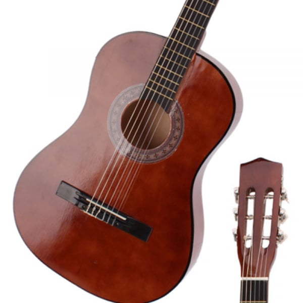 Chitara clasica din lemn 95 cm, Clasic Brown [3]