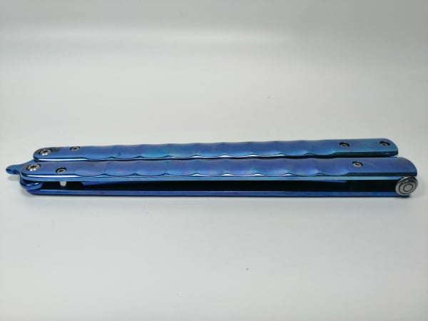 Cutit, Briceag fluture, Butterfly, Grand Blue, pentru antrenament, 27.5 cm [6]