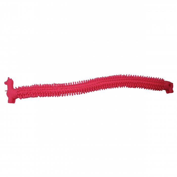 Jucarie antistres, Gummy Llama, cauciuc, 21 cm, roz [1]