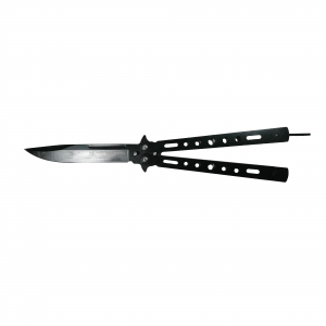 Cutit-Briceag, tip fluture, otel inoxidabil, negru, Regular Knife, 22 cm [0]