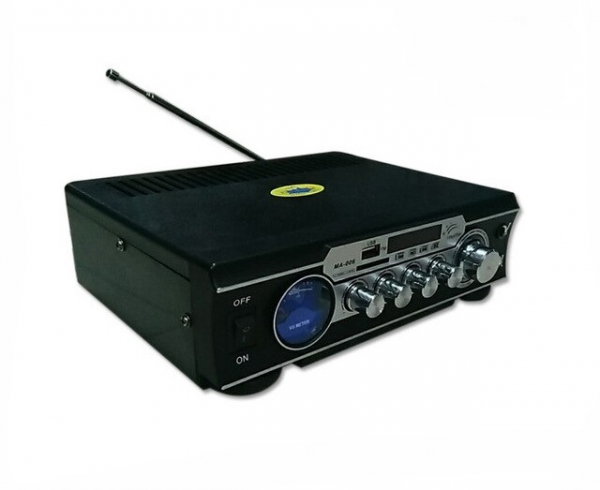 Amplificator digital, tip Statie, 2x30 W, telecomanda, USB-SD, 2 intrari microfon [2]