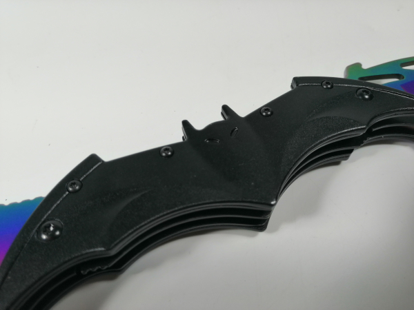 Briceag-cutit, doua taisuri, negru-multicolor, Fade Batman Style, 32 cm [2]
