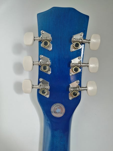 Chitara clasica din lemn 95 cm, Deluxe Edition, Cutaway Country Blue [3]