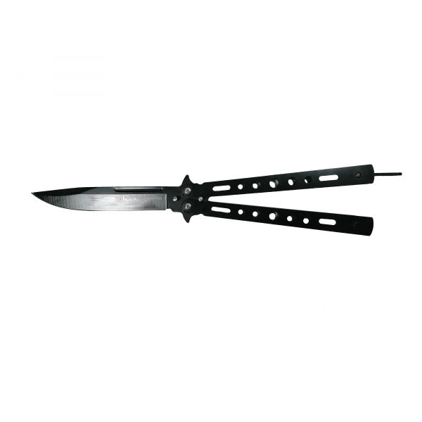 Cutit-Briceag, tip fluture, otel inoxidabil, negru, Regular Knife, 22 cm [1]