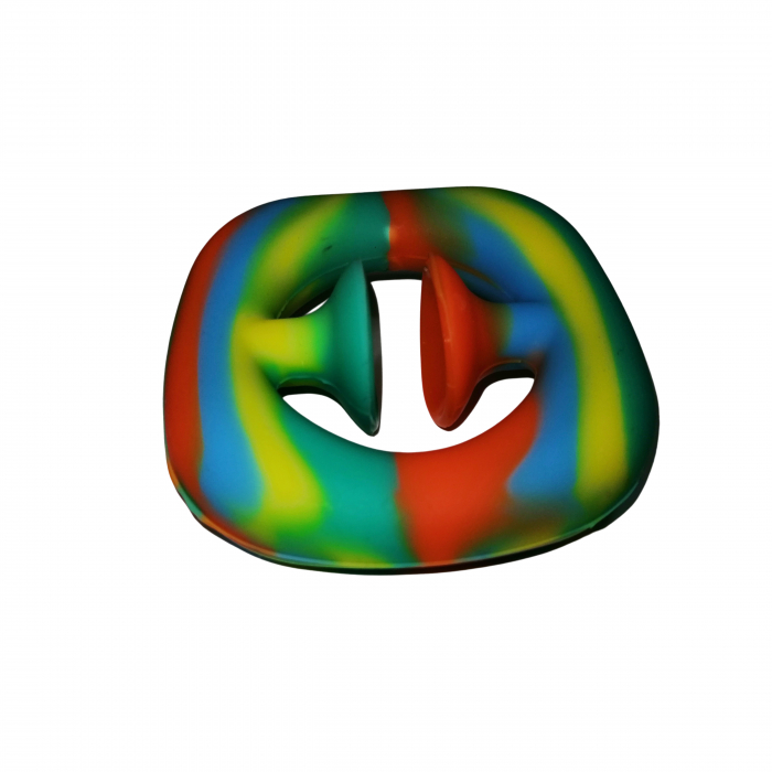 Jucarie antistres senzoriala, cauciuc, 6 cm, multicolor [5]