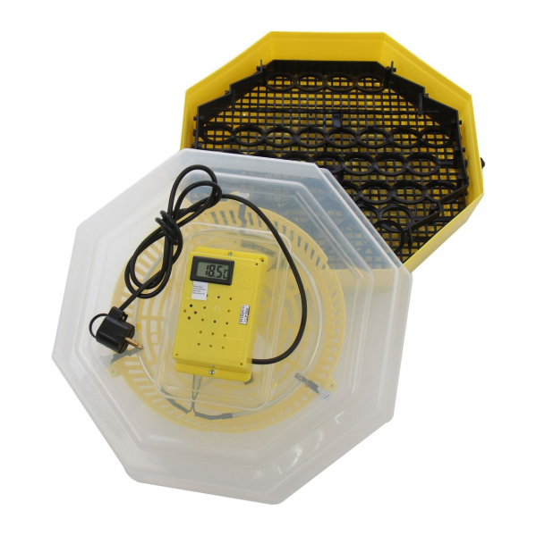 Incubator electric pentru oua cu dispozitiv intoarcere si termometru, Cleo, model 5DT [3]