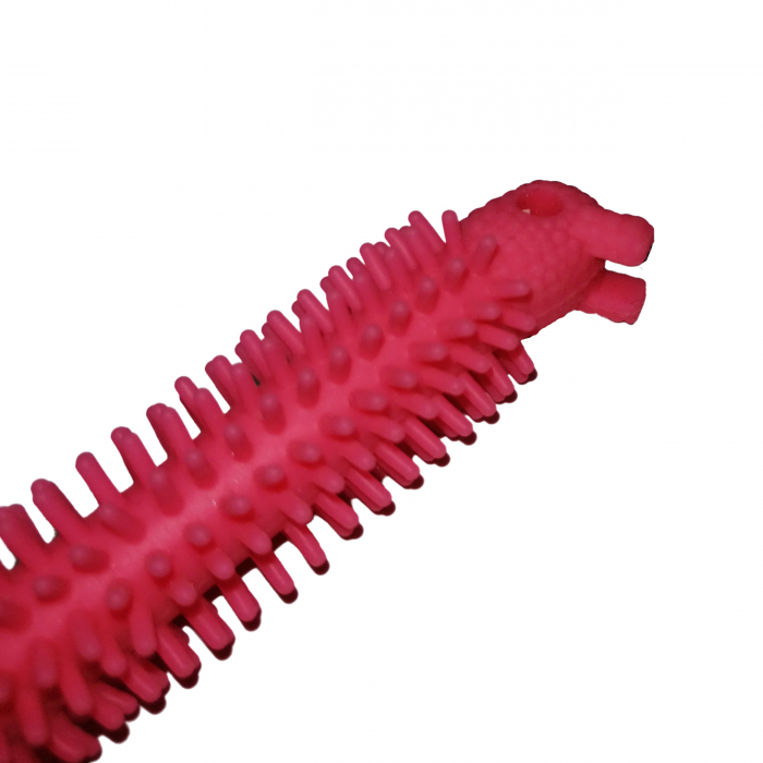 Jucarie antistres, Gummy Llama, cauciuc, 21 cm, roz [4]