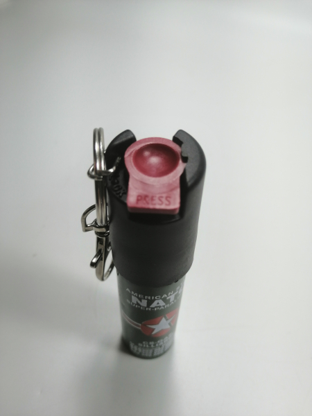 Mini-Spray paralizant NATO, tip breloc, propulsie jet, 20 ml [5]