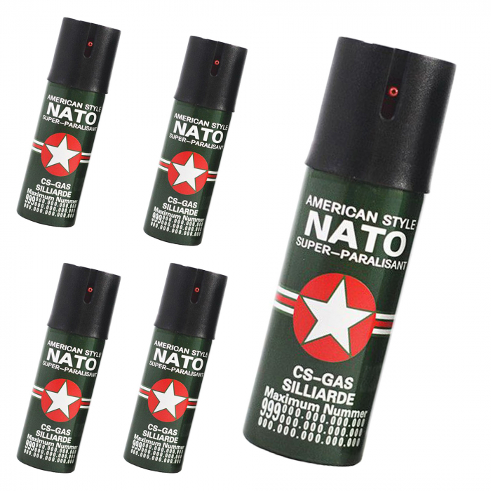 Set 5 bucati spray autoaparare Nato 60 ml [1]