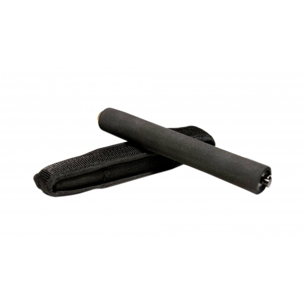 Set baston telescopic flexibil negru 47 cm +  box negru 0.5 cm grosime [3]