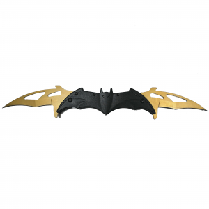 Briceag-cutit, doua taisuri, negru-auriu, Clasic Batman Style, 32 cm [0]