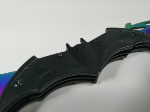 Briceag-cutit, doua taisuri, negru-multicolor, Fade Batman Style, 32 cm [1]
