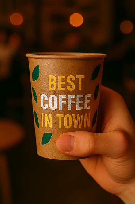 Pahare carton personalizate de la 5.000 buc., calitate superioara, finisaj MAT, livrare 5-9 zile lucratoare [5]