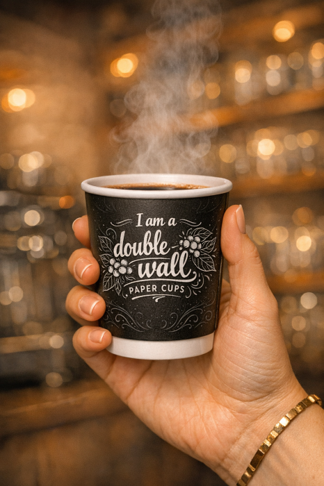 Pahare PERETE DUBLU personalizate de la 20.000 buc., carton calitate superioara, finisaj MAT [2]