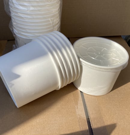 LIDS - Lids of cardboard bowl 450 ml