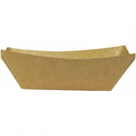 FAST FOOD | STREET FOOD | CATERING - Barcuta carton kraft natur
