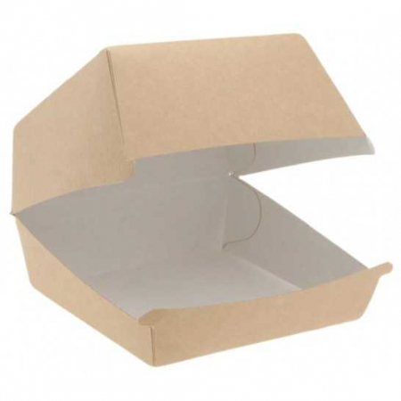 FAST FOOD | STREET FOOD | CATERING - Cutii burger carton kraft natur