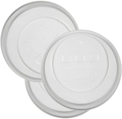 LIDS - Plastic lids without hole coffee cups