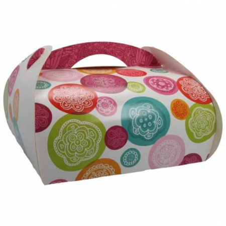 CAKE BOX - Cake box, thick white cardboard, 300 x 300 x 150 mm