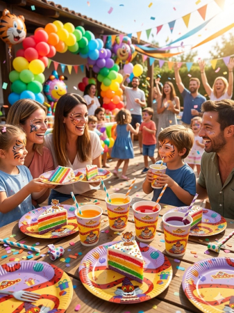 CU DIAMTERUL DE 18 mm, 20 mm si 22 mm - Farfurii carton personalizate, diametrul 18, 20 si 22 cm, finisaj lucios