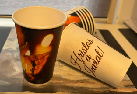 PAHARE CARTON PASTE - Pahare carton PASTE 330 ml (354 ml pana la capac)