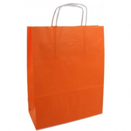 COLORED PAPER BAGS - Natural KRAFT paper bags