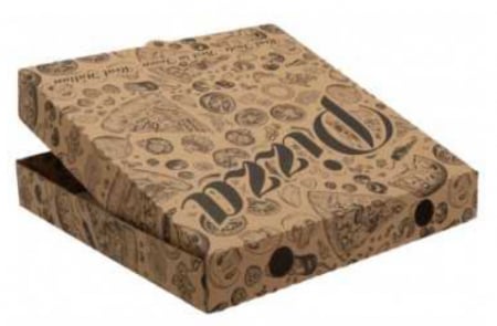 CUTII PIZZA KRAFT NATUR - Cutii PIZZA  patrate KRAFT