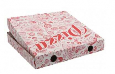 CUTII PIZZA CARTON ALB - Cutii PIZZA dreptunghiulare KRAFT