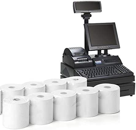 WHITE CARDBOARD BOXES BURGER - Thermal rolls
