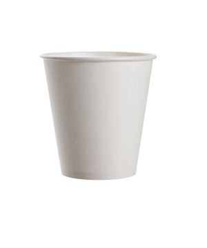 4Oz white cardboard glass [2]