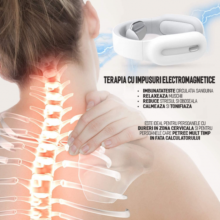 Aparat masaj cervical, portabil, USB [5]