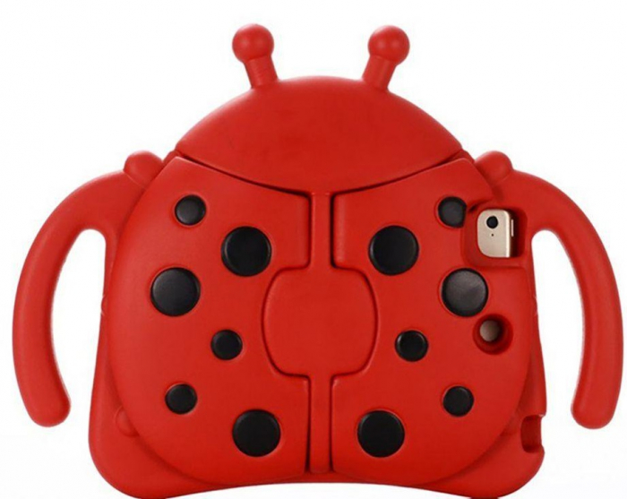 Husa protectie tableta pentru copii, burete, Apple iPad Air 3 generation, Apple iPad Air Pro 10.5/10.2 inch, 2019-2020, acces la toate porturile, Buburuza/Fluture [2]